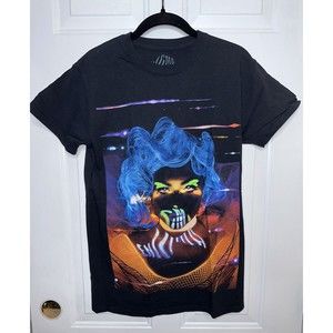 LADY GAGA LAS VEGAS ENIGMA TEE SHIRT BLACK size small